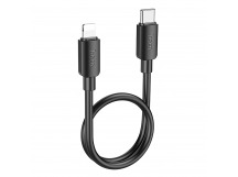 Кабель Type-C - Apple lightning Hoco X96 27W 25см 2,4A  (black) (222404)