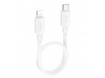Кабель Type-C - Apple lightning Hoco X96 27W 25см 2,4A  (white) (222405)