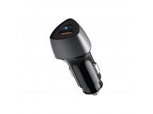 Автомобильный адаптер 2гн. (1гн.USB-A QC3.0 18W +1гн.Type-C PD 20W) 20W, чёрный "Rexant"