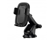 Держатель для телефона BOROFONE BH223, на присоске, беспроводная зарядка, черный