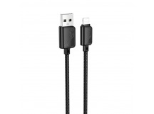 Кабель USB Hoco X113 Apple черный 1м