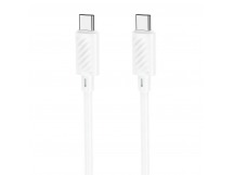 Кабель Type-C - Type-C Hoco X88 (повр.уп.) 60W 100см 3A  (white) (240477)