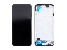 Дисплей для Xiaomi Redmi Note 10/10S/Poco M5s в рамке + тачскрин (черный) (In-Cell)