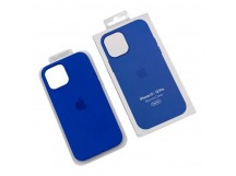 Чехол iPhone 12/12 Pro Silicone Case MagSafe OR с Анимацией Capri Blue