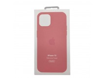 Чехол iPhone 15 Silicone Case MagSafe OR с Анимацией Pink