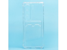 Чехол-накладка - SC276 с картхолдером для "Tecno Camon 40 4G" (transparent) (239801)