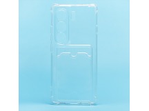 Чехол-накладка - SC276 с картхолдером для "Tecno Camon 40 Pro 4G" (transparent) (240068)