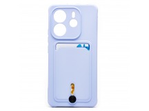 Чехол-накладка - SC304 с картхолдером для "Xiaomi Redmi Note 14 4G" (light violet) (239940)