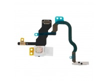 Шлейф для iPhone X (A1865/A1901) на кнопку включения/микрофон - Премиум