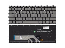 Клавиатура для Lenovo ThinkBook 13x ITG серая с подсветкой