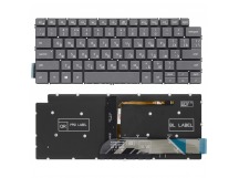 Клавиатура для Dell Latitude 3410 серая с подсветкой
