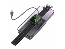 Внешний аккумулятор Hoco Q43, 10000mAh (PD20W,magsafe+iwatch) встроенный кабельType-C, серый