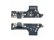 Шлейф (плата) для Xiaomi Redmi 12 4G (23053RN02Y) + системный разъем + микрофон (100% components)