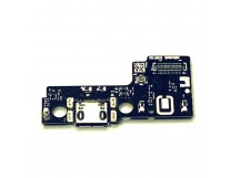 Шлейф (плата) для Xiaomi Redmi 12C + системный разъем + микрофон (100% components)