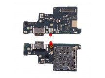 Шлейф для Xiaomi Redmi Note 14 4G (24117RN76O/24117RN76G) плата системный разъем/разъем SIM/микрофон - Премиум