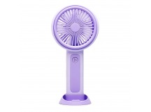 Вентилятор - портативный YM88222 (3 режима, 400mah) (violet) (240301)
