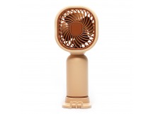 Вентилятор - портативный YM88206B (1 режим, 250 mah) (beige) (240281)
