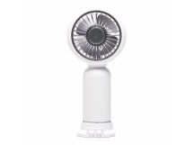 Вентилятор - портативный YM88206C (1 режим, 250 mah) (white) (240283)
