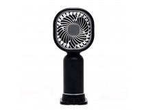 Вентилятор - портативный YM88206D (1 режим, 250 mah) (black) (240286)