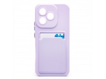 Чехол-накладка - SC337 с картхолдером для "Honor 400 Lite" (light violet) (239859)