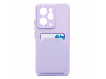 Чехол-накладка - SC337 с картхолдером для "Realme 14 5G Global" (light violet) (239779)