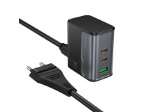 Сетевое зарядное устройство Hoco CS76A (2C1A), (QC3.0+PD70W) цвет черный
