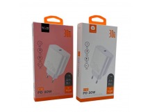 Сетевое зарядное устройство Type-C WUW C197 (1Type-C PD 30W) Белый