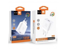 Сетевое зарядное устройство USB WUW C230 (1USB 18W QC3.0) Белый