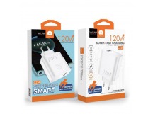 Сетевое зарядное устройство USB WUW C234 (1USB 120W для Xiaomi Samsung Huawei и др. ) Белый