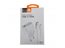 Сетевое зарядное устройство USB WUW T98 (1USB 120W + Кабель USB - Type-C для Xiaomi Samsung Huawei и