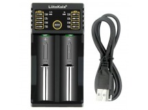 Зарядное устройство USB на 2 АКБ 18650 LiitoKala Lii-202