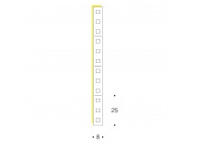 Светодиодная лента Ra70 24В 10Вт IP33 120LED SMD2835 2700K (катушка 5 м), м