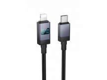 Кабель Type-C - Apple lightning Hoco X118 черный 1м