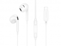 Наушники с микрофоном BOROFONE BM96, Lightning, цвет белый