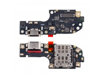 Шлейф для Huawei Nova 12i (CTR-L81) плата системный разъем/разъем SIM/микрофон - Премиум