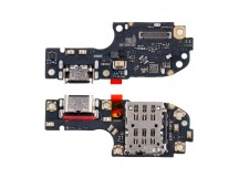 Шлейф для Huawei Nova 12i (CTR-L81) плата системный разъем/разъем SIM/микрофон - Премиум