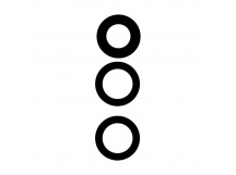 Стекло камеры для Samsung Galaxy A16 4G/5G (A165F/A166B) (комплект 3 шт.) Черный