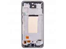 Дисплей для Samsung Galaxy A36 5G (A366B) модуль с рамкой Черный - (OLED) (Full Size)