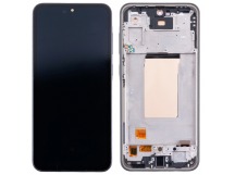 Дисплей для Samsung Galaxy A36 5G (A366B) модуль с рамкой Черный - (OLED) (Full Size)