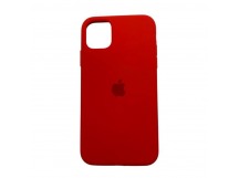 Чехол iPhone 11 Silicone Case (c Лого) №14 Красный