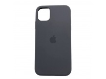 Чехол iPhone 13 Silicone Case (c Лого) №15 Серая Сажа