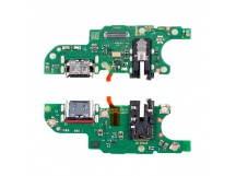 Шлейф для Huawei Honor X6b (JDY-LX1) плата на системный разъем/разъем гарнитуры/микрофон - Премиум