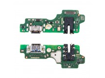 Шлейф для Tecno Spark 30 4G (KL6) плата на системный разъем/разъем гарнитуры/микрофон - Премиум