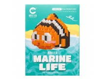 Конструктор - "Ocean series" рыба клоун (orange/black) (240237)