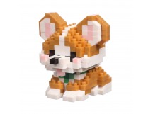 Конструктор - "Pet series" собака (1) (brown/white) (240243)