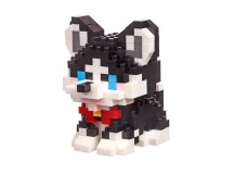 Конструктор - "Pet series" собака (3) (black/white) (240250)