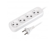 Удлинитель SMARTBUY, 4 гнезда 7 метров 10А/2,2кВт без заземления ПВС 2х1,0