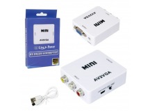 Конвертер-переходник MINI AV2VGA H129 (белый)