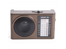 Радиоприёмник "Эфир" 18 (FM 88-108МГц, СВ 530-1710КГц, КВ, AA*2шт.)