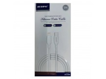 Кабель Lightning - Type-C RECRSI DA-038 (27W/1m/силиконовый) белый